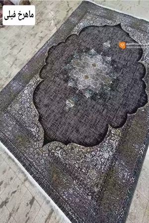 فرش ماهرخ 440 شانه نگین کسری کاشان